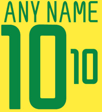 2002 Personalizado Qualquer Nome Número Camisa de Futebol Números de Futebol Estampa Nike Futebol ~ comprar usado  Enviando para Brazil