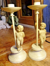 Pair candle holders d'occasion  Expédié en Belgium