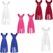 Saia infantil meninas vestido de aniversário bainha em camadas vestido de baile fantasia princesa feriado comprar usado  Enviando para Brazil