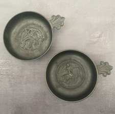 Paire tastevin étain d'occasion  Ervy-le-Châtel