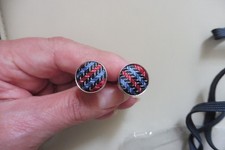 Boutons manchettes ronds d'occasion  France