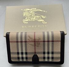 Carteira continental Burberry Haymarket Check com caixa comprar usado  Enviando para Brazil