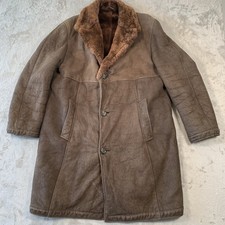 Real sheepskin coat for sale  UK