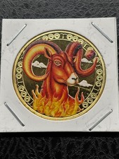 Sternzeichen widder medaille gebraucht kaufen  Oberasbach