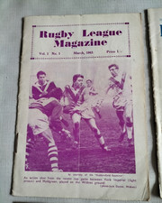 Mar 1963 rugby for sale  BARNSLEY