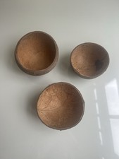 Coconut shell bowls for sale  LONDON