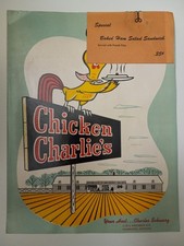 Menu chicken charlie for sale  Hurricane