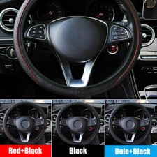 Capa de volante de carro de couro ecológico 15" para boa aderência acessórios internos automáticos, usado comprar usado  Enviando para Brazil