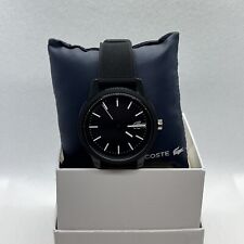 Usado, Relógio de pulso masculino Lacoste 791472904 pulseira de silicone preta mostrador analógico quartzo JMB64 comprar usado  Enviando para Brazil