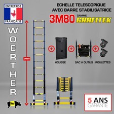 Echelle télescopique 3m80 d'occasion  Nice-