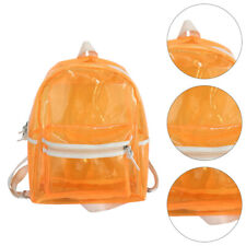 Mochila impermeável de plástico transparente à prova d'água adolescente geléia bolsa de ombro escolar comprar usado  Enviando para Brazil