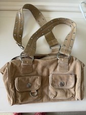 Bolsa de ombro Y2K Aeropostale marrom veludo estilo utilitário zíper bolsos de pressão comprar usado  Enviando para Brazil