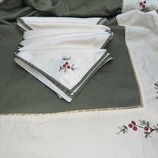 Christmas tablecloth green for sale  Pittsburgh