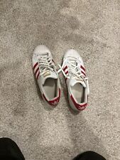 USEDAdidas Superstar Rojo Blanco Talla 11.5 Puntera Shell, usado segunda mano  Embacar hacia Argentina