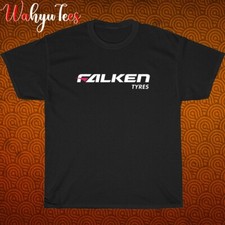Nova Camiseta Unissex Falken Tires Logo Preto/Cinza/Marinho/Branco Tamanho P-5XL comprar usado  Enviando para Brazil