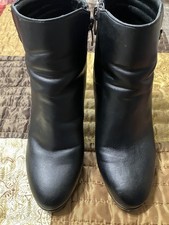 Bota de tornozelo plataforma de couro NINE WEST preta REAL tamanho 6.5 comprar usado  Enviando para Brazil
