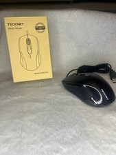 Tecknet wired mouse for sale  DONCASTER