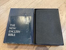 Rare OOP Oxford New English Bible NEB Genuine Cowhide Leather 5178 Like New Box! comprar usado  Enviando para Brazil