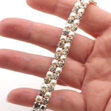 2 fileiras SS22 1 metro pérola cristal strass acabamento banda costura enfeite, usado comprar usado 2 fileiras SS22 1 metro pérola cristal strass acabamento banda costura enfeite, usado comprar usado  Enviando para Brazil