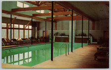 Cartão postal vintage Lenox Massachusetts Eastover férias playground piscina comprar usado  Enviando para Brazil