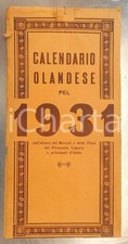 1931 calendario olandese usato  Milano