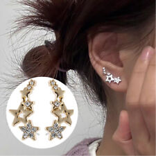 Brincos femininos de estrela de strass cor prata joias presentes para festa de casamento ✨ ~ comprar usado  Enviando para Brazil