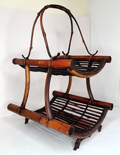 Vtg bamboo tiered for sale  Sequim