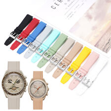 Pulseira de relógio OMEGA Swatch Planet Series pulseira de silicone 20 mm interface arco comprar usado  Enviando para Brazil