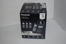 Usado, Sistema de telefone sem fio Panasonic KX-TGF944 com 4 aparelhos e secretária eletrônica preto comprar usado  Enviando para Brazil