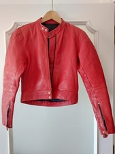 Giacca pelle rossa usato  Follonica