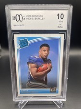 Usado, 2018 Panini Donruss Rated Rookie Saquon Barkley #306 (RC) BCCG Estado perfeito 10 comprar usado Usado, 2018 Panini Donruss Rated Rookie Saquon Barkley #306 (RC) BCCG Estado perfeito 10 comprar usado  Enviando para Brazil