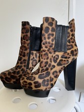 Heigh heels leopard d'occasion  Bry-sur-Marne