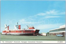 Cartão postal vintage St. Christopher Hovercraft Ramsgate Inglaterra comprar usado  Enviando para Brazil