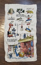 Toalha de cozinha colonial EARLY AMERICANA para fazer velas linho prato de chá valor vintage comprar usado  Enviando para Brazil