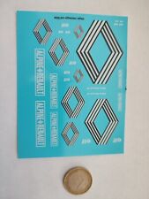 Decalcomanie decals renault d'occasion  Lillers