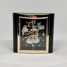 Disney Mickey Mouse Seiko relógio de mesa quartzo com alarme brilha no escuro QFD217 comprar usado  Enviando para Brazil