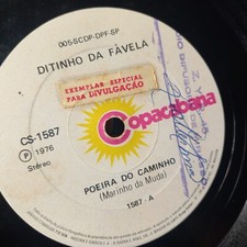 Usado, 7"  DITINHO DA FAVELA "ESSA NEGA QUER ME DAR" SAMBA SOUL GROOVE BRAZIL VG+ PROMO comprar usado  Brasil 