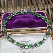 Bracciale tennis argento usato  Spedire a Italy