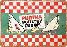 Metal sign purina for sale  Minneapolis
