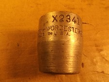 Chave quadrada vintage Walden soquete duplo X2341 dois tamanhos, ferramenta mecânica, rara comprar usado  Enviando para Brazil