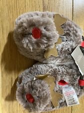 Christmas reindeer slippers for sale  CHELTENHAM