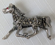 Vintage silver marcasite for sale  VERWOOD