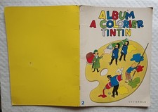 Album colorier tintin d'occasion  Grenoble-