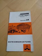 Hagedorn ladewagen betriebsanl gebraucht kaufen  Windeck
