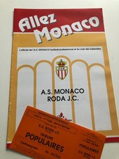 programme + Ticket    MONACO V RODA JC   / coupe UEFA C3 1990/91, usado comprar usado programme + Ticket    MONACO V RODA JC   / coupe UEFA C3 1990/91, usado comprar usado  Enviando para Brazil