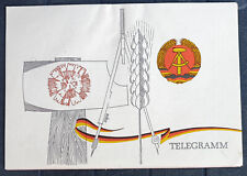 Ddr telegramm schmuckblatt gebraucht kaufen  Oranienburg