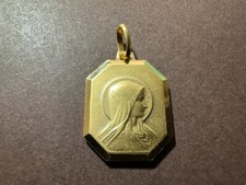 Médaille religieuse plaqué d'occasion Médaille religieuse plaqué d'occasion  Lourdes