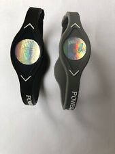 2 Peças Cinza E Preto Power Balance Energia Com Pulseira De Saúde Xs, S, M, L, XL, usado comprar usado  Enviando para Brazil