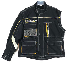 Jaqueta de motocross Thor MX offroad fase zíper mangas colete náilon preto adulto M comprar usado  Enviando para Brazil