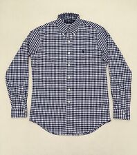 Camisa masculina manga longa Ralph Lauren ajuste clássico desempenho grande xadrez azul comprar usado  Enviando para Brazil